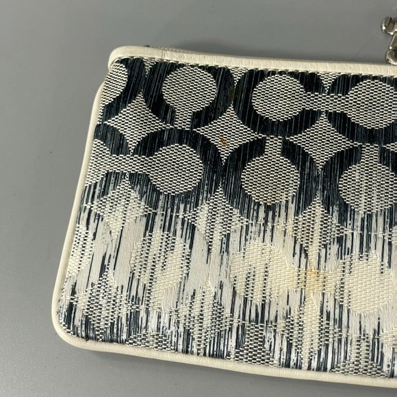 Coach CC logo Ombre Cloth Wristlet - Picture 6 of 10
